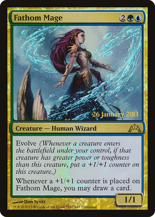 Fathom Mage (162) (Prerelease) - Foil