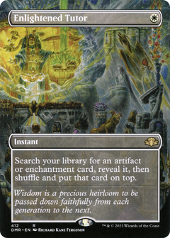 Enlightened Tutor (412) (Borderless) - Foil
