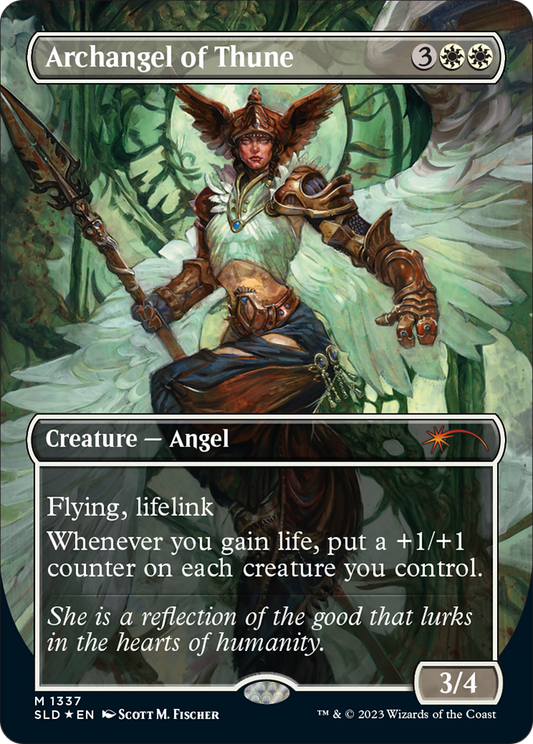 Archangel of Thune (1337) (Borderless) - Foil