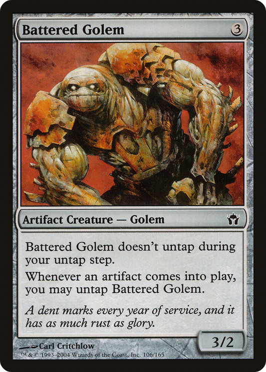 Battered Golem - Foil