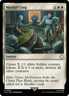 Martial Coup (0695) - Surge Foil