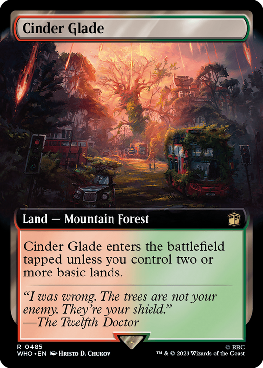 Cinder Glade (0485) (Extended Art) - Foil