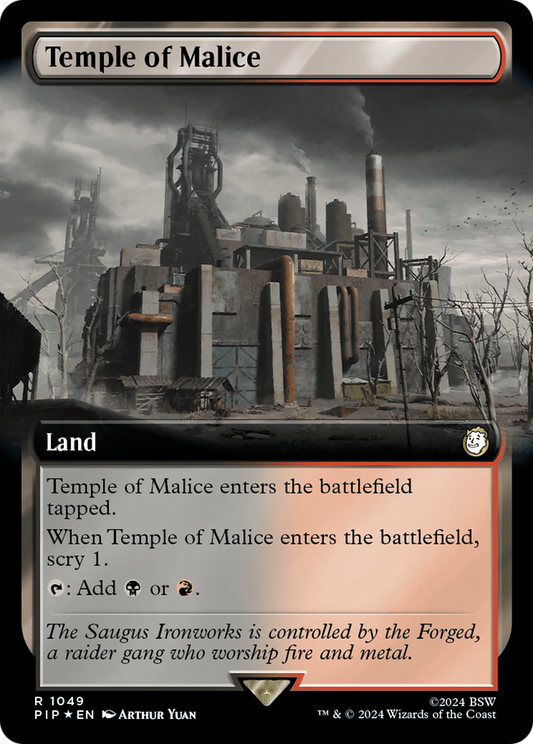Temple of Malice (1049) (Extended Art) - Surge Foil