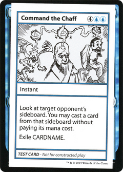 Command the Chaff (No PW Symbol)