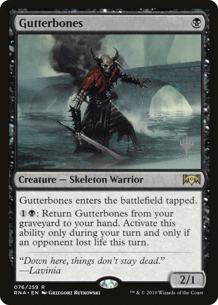 Gutterbones (076) (Promo Pack) - Foil