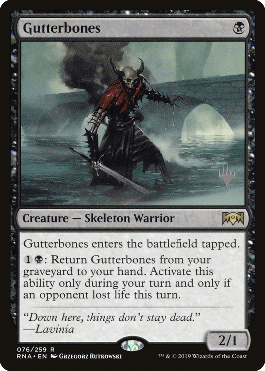 Gutterbones (076) (Promo Pack) - Foil