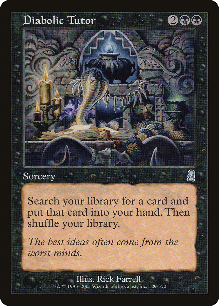 Diabolic Tutor - Foil