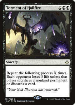 Torment of Hailfire (077) (Prerelease) - Foil