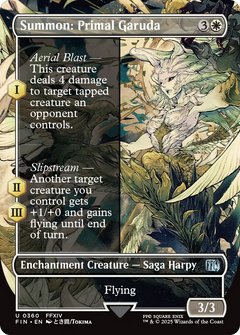 Summon: Primal Garuda (0360) (Borderless) - Foil