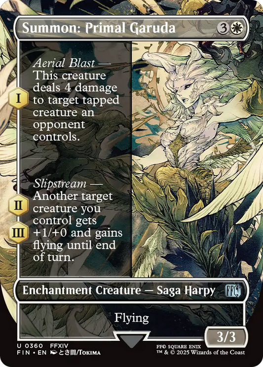 Summon: Primal Garuda (0360) (Borderless) - Foil