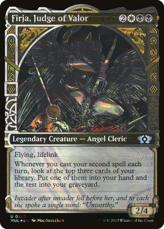 Firja, Judge of Valor (0170) (Showcase) - Halo Foil