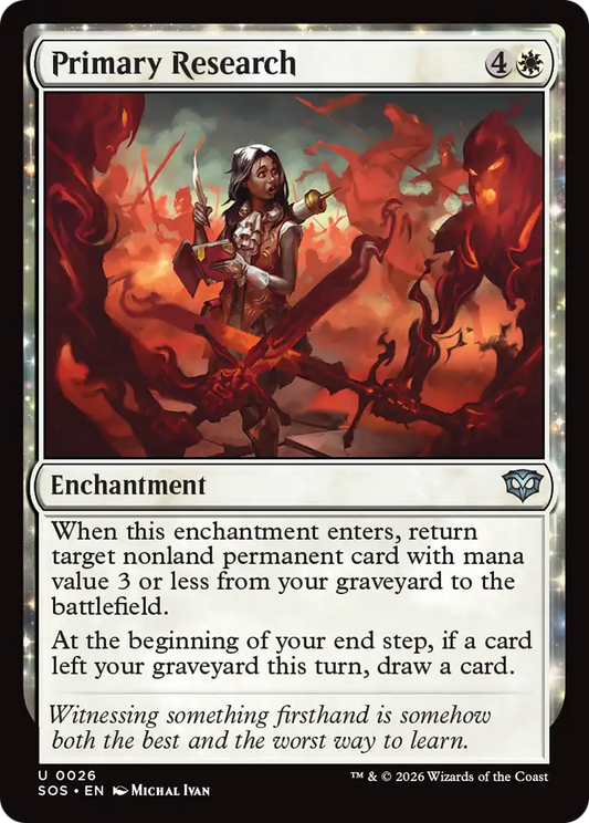 Primary Research (SOS) - Foil