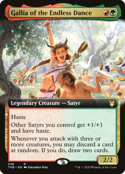 Gallia of the Endless Dance (338) (Extended Art) - Foil