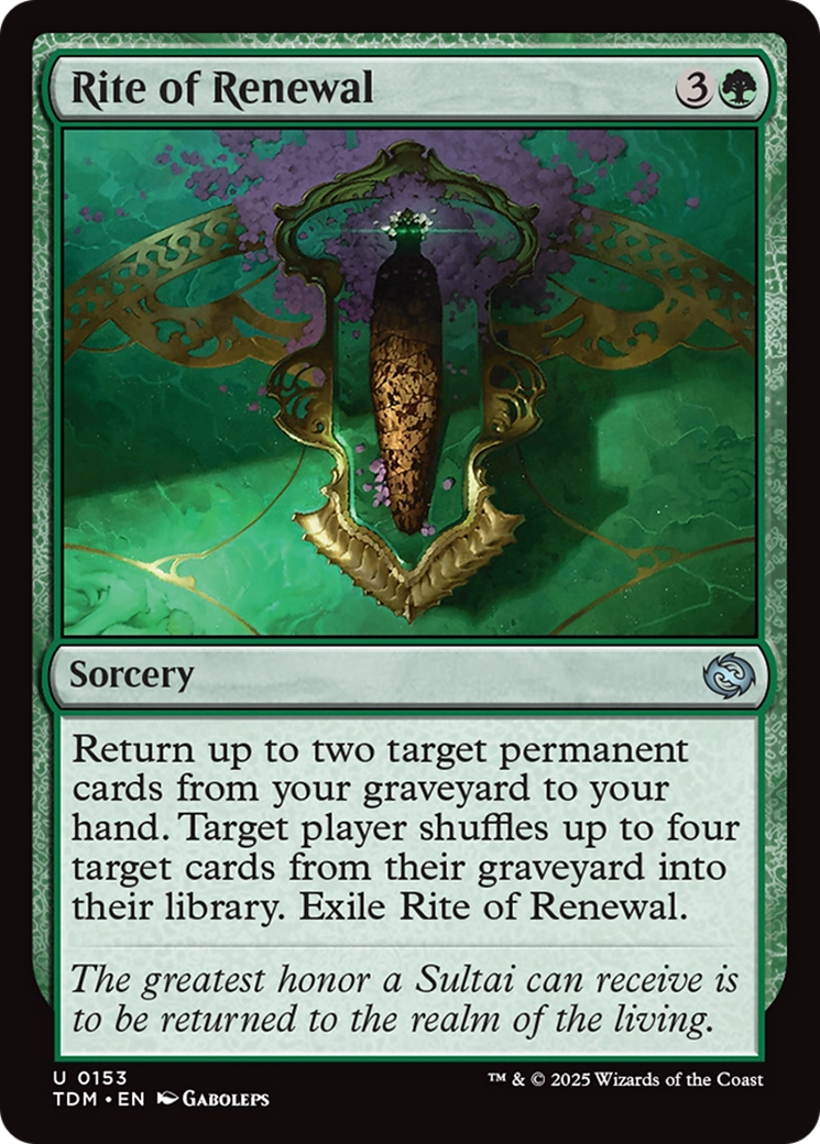 Rite of Renewal - Foil