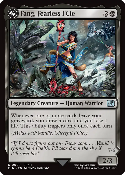 Fang, Fearless l'Cie // Ragnarok, Divine Deliverance - Foil