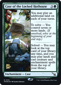 Case of the Locked Hothouse (0155) (Prerelease) - Foil