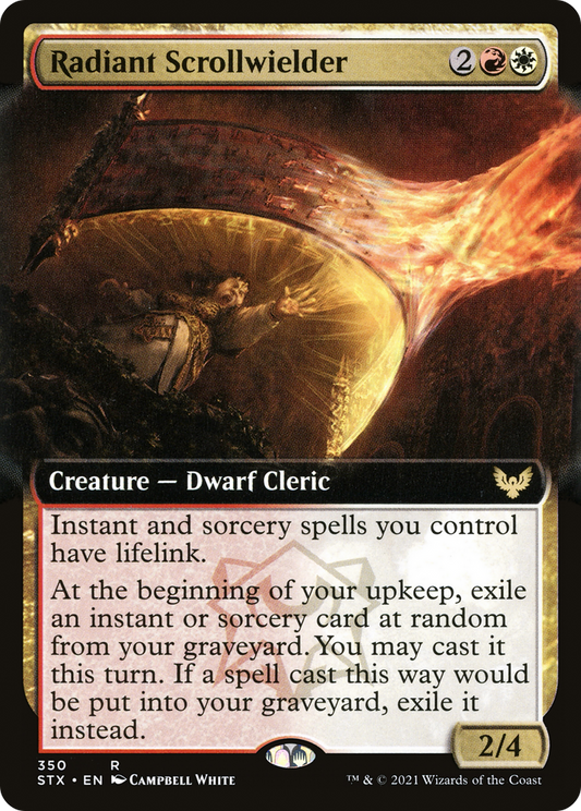 Radiant Scrollwielder (350) (Extended Art) - Foil