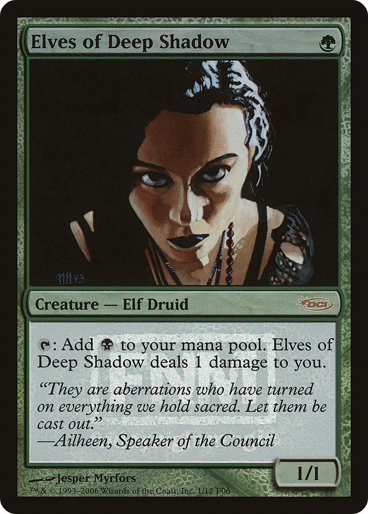 Elves of Deep Shadow (001) (FNM) - Foil