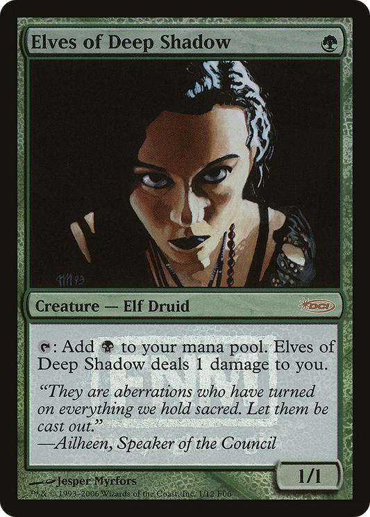 Elves of Deep Shadow (001) (FNM) - Foil
