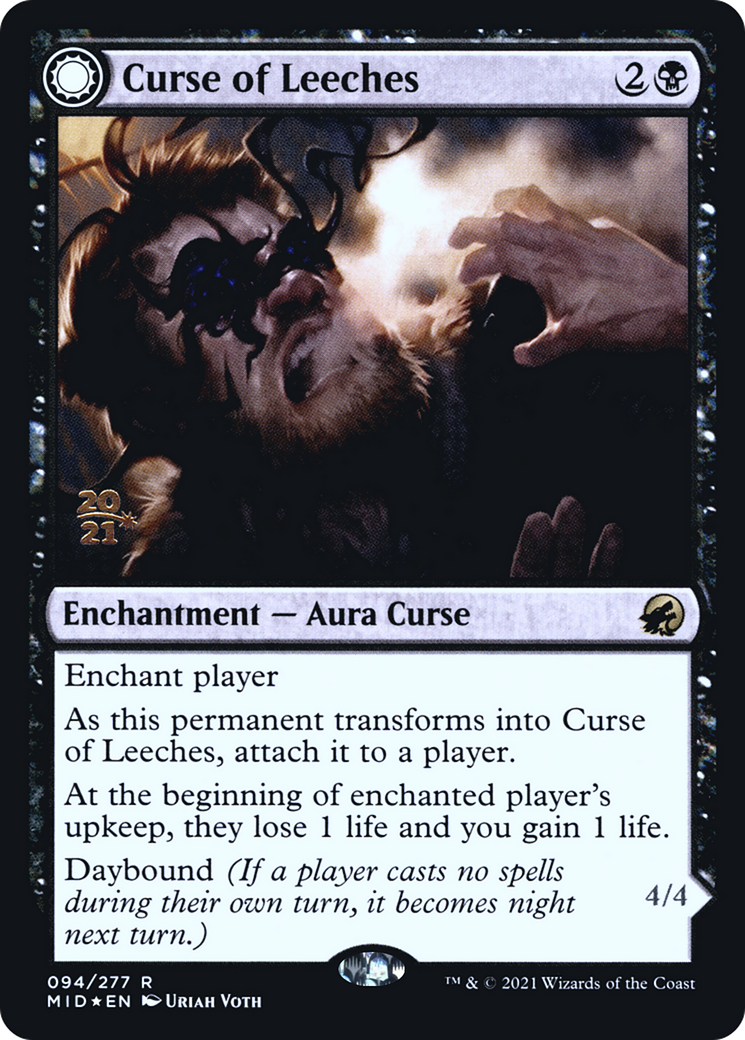 Curse of Leeches // Leeching Lurker (094) (Prerelease) (PMID) - Foil