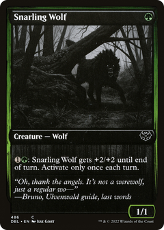 Snarling Wolf (486) - Foil