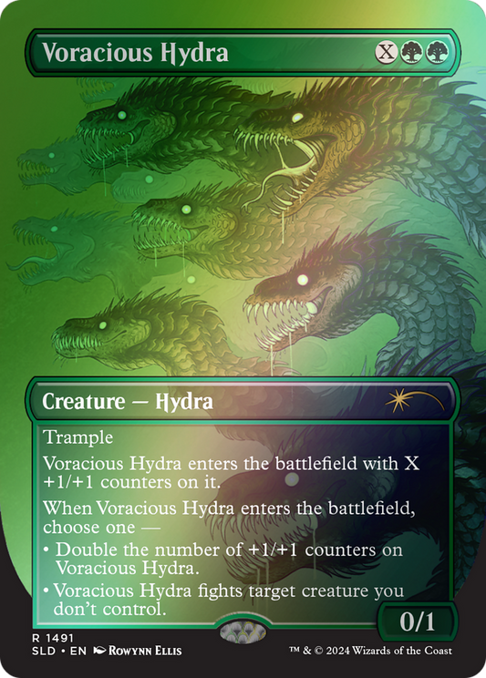 Voracious Hydra (1491) (Borderless) - Rainbow Foil