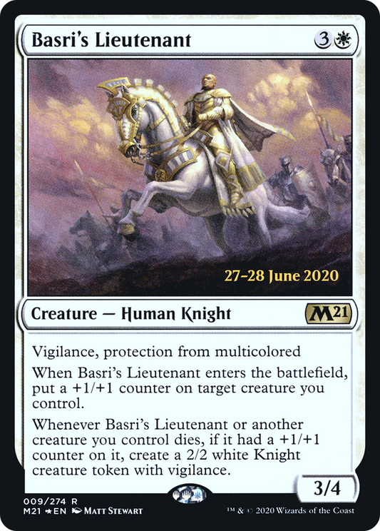 Basri's Lieutenant (009) (Prerelease) - Foil