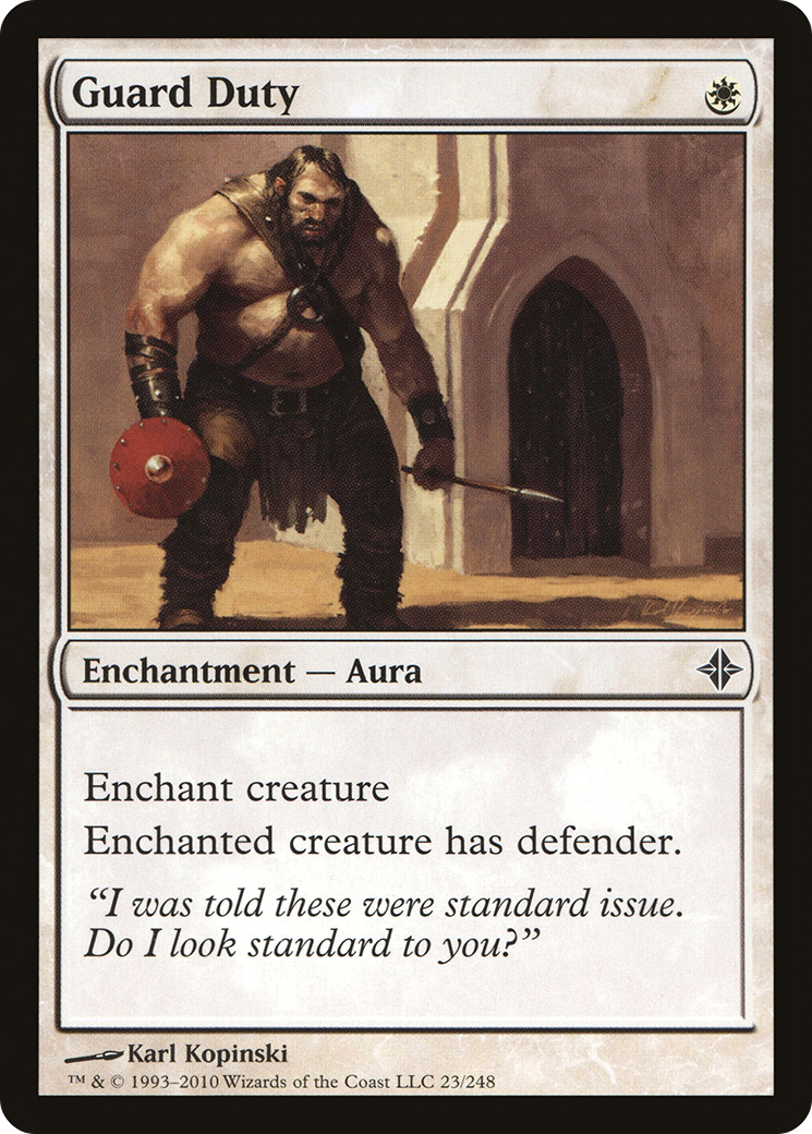 Guard Duty - Foil