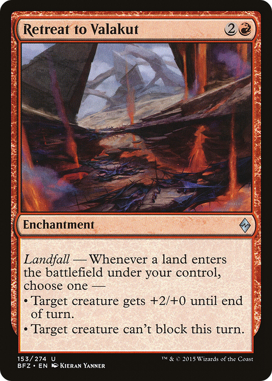 Retreat to Valakut - Foil