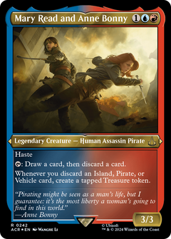Mary Read and Anne Bonny (0242) - Foil Etched