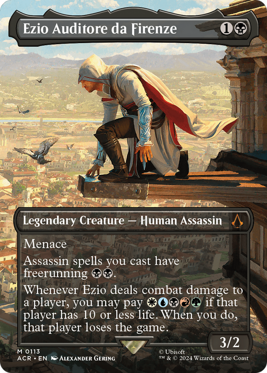 Ezio Auditore da Firenze (0113) (Borderless) - Foil