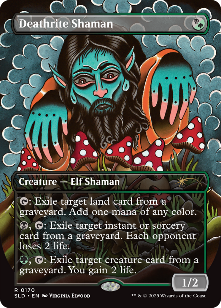 Deathrite Shaman (0170) (Borderless) (SLD)