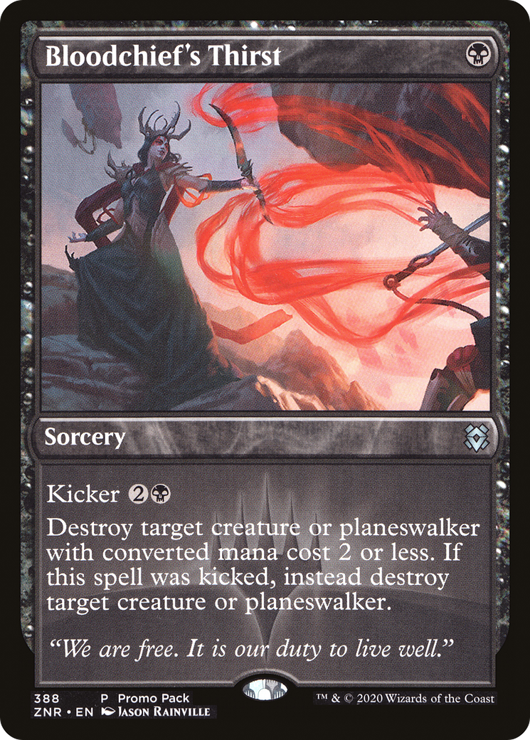 Bloodchief's Thirst (388) (Promo Pack) - Foil