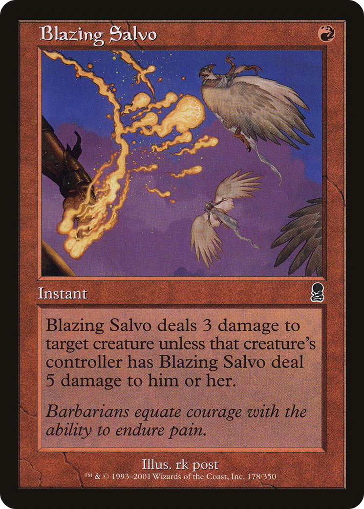 Blazing Salvo - Foil