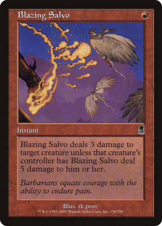 Blazing Salvo - Foil
