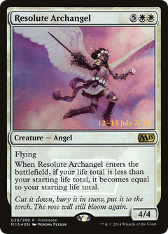 Resolute Archangel (028) (Prerelease) - Foil