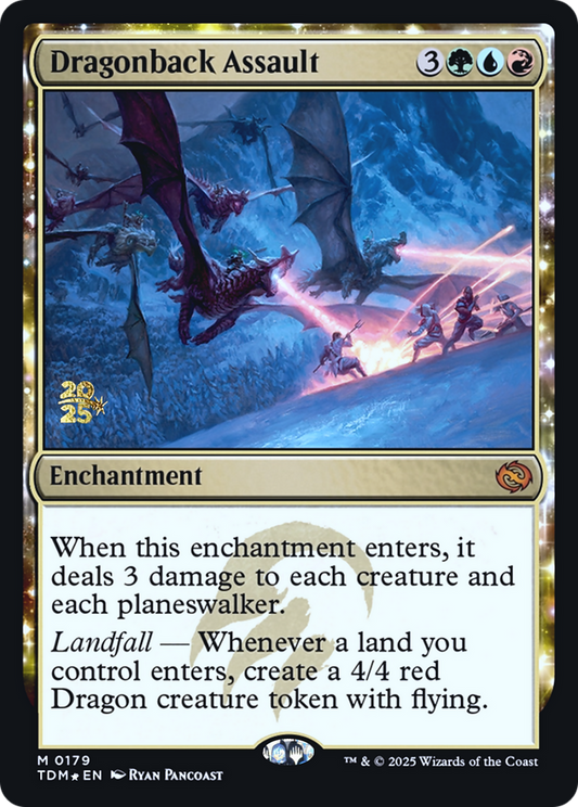Dragonback Assault (0179) (Prerelease) (PTDM) - Foil