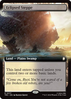 Eclipsed Steppe (0377) (Extended Art) (TRC)