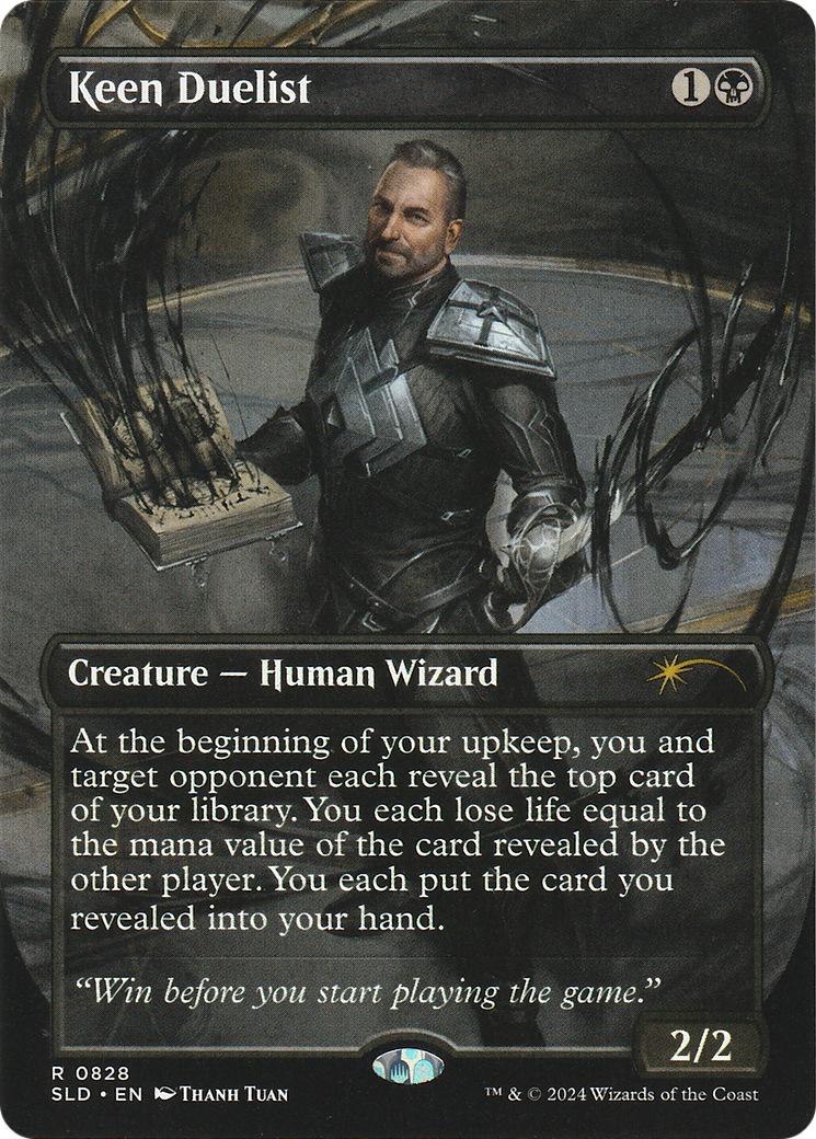 Keen Duelist (0828) (Borderless) - Foil