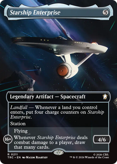 Starship Enterprise (0211) (Borderless) (TRC)