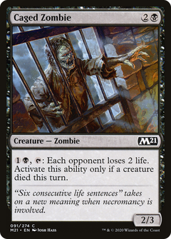 Caged Zombie - Foil
