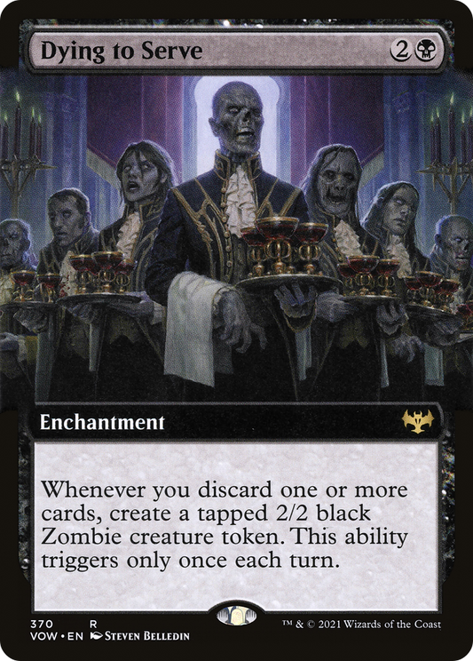 Dying to Serve (370) (Extended Art) - Foil