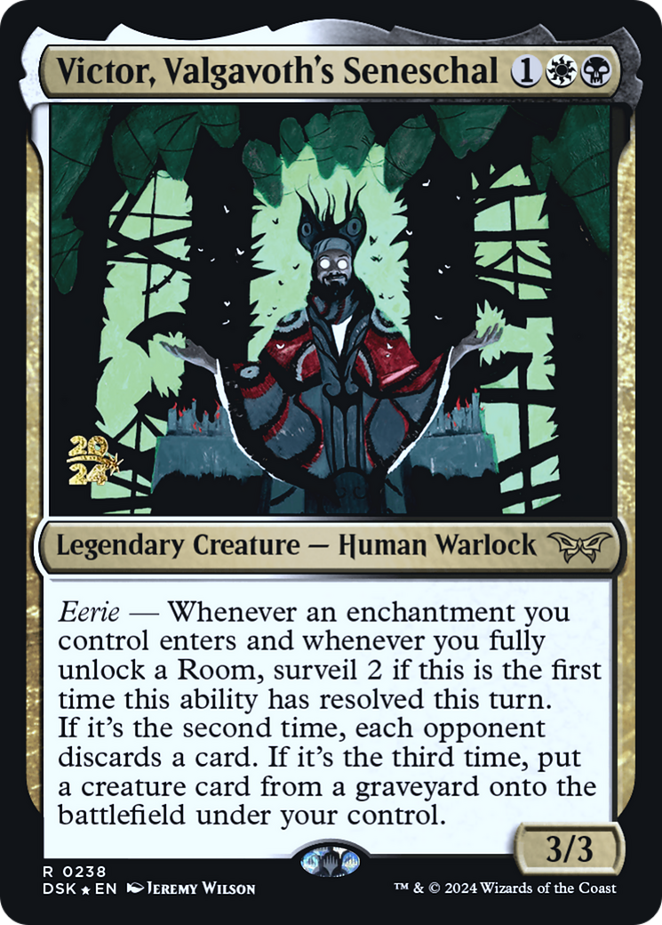 Victor, Valgavoth's Seneschal (0238) (Prerelease) - Foil