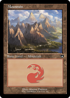 Mountain (0446) (Retro Frame) - Foil