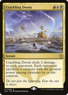 Crackling Doom - Foil
