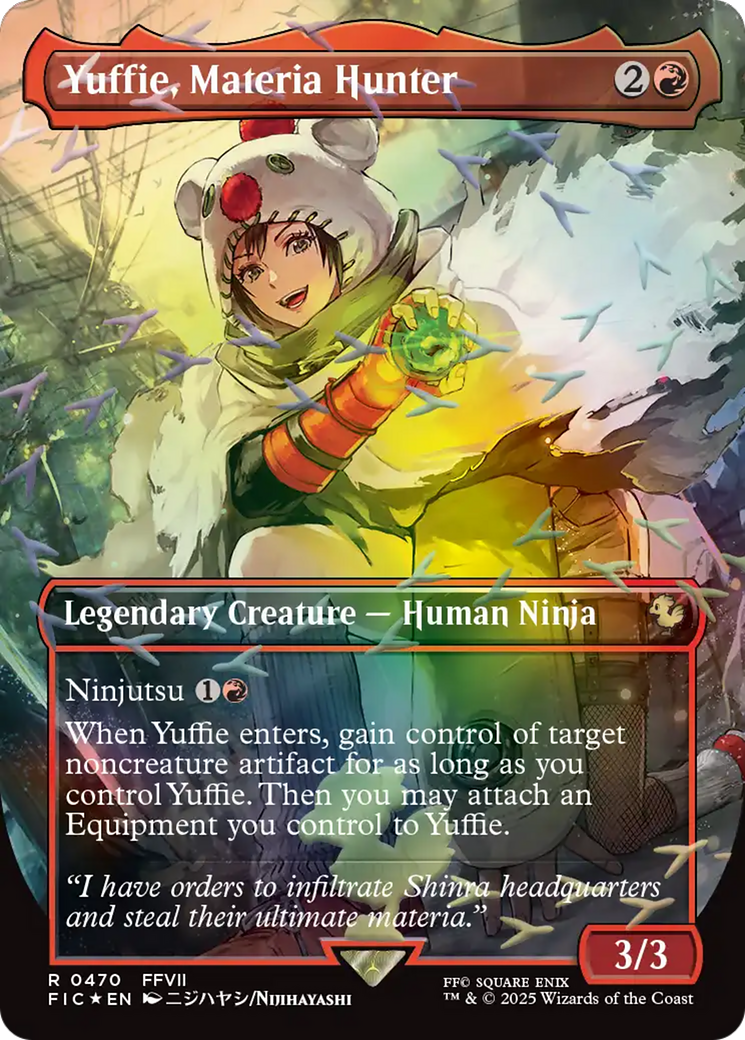 Yuffie, Materia Hunter (0470) (Borderless) - Chocobo Track Foil fic