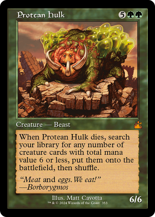 Protean Hulk (0353) (Retro Frame)