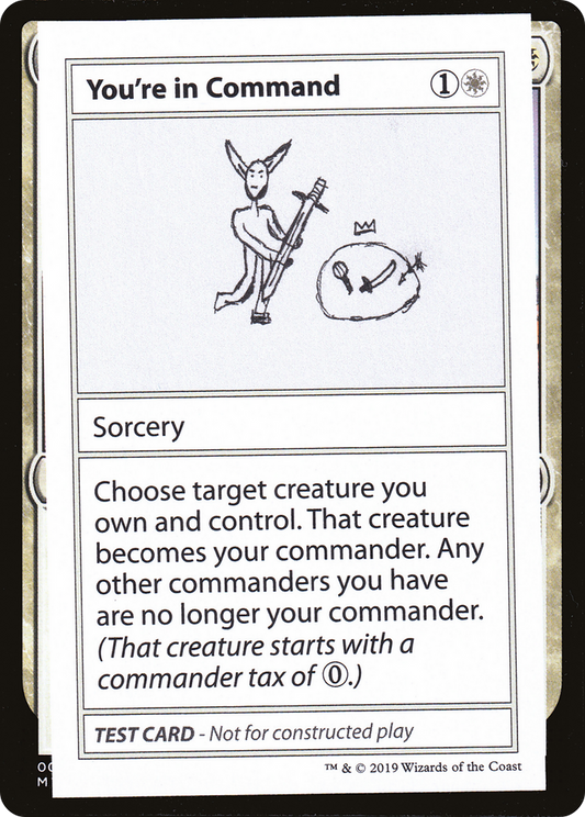 You're In Command (No PW Symbol)