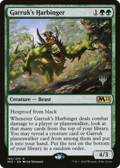 Garruk's Harbinger (185) (Promo Pack)
