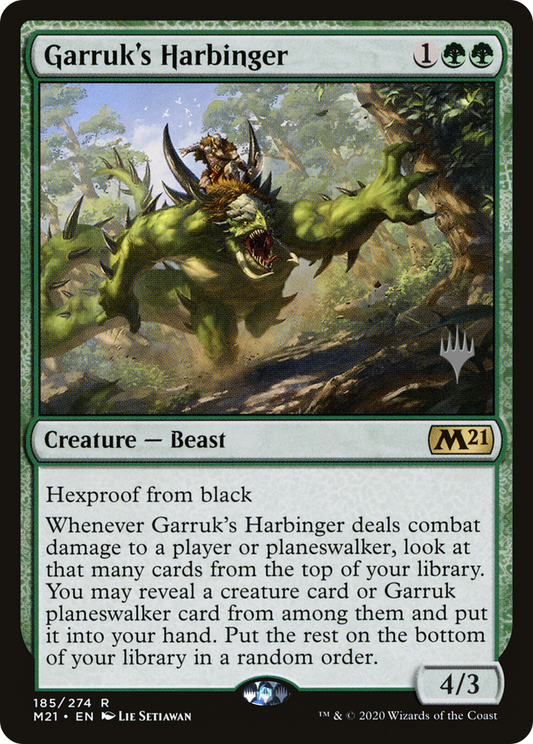 Garruk's Harbinger (185) (Promo Pack)